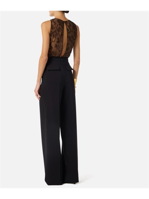 Tuta in crêpe con ricami ELISABETTA FRANCHI | TU06662E2.110.